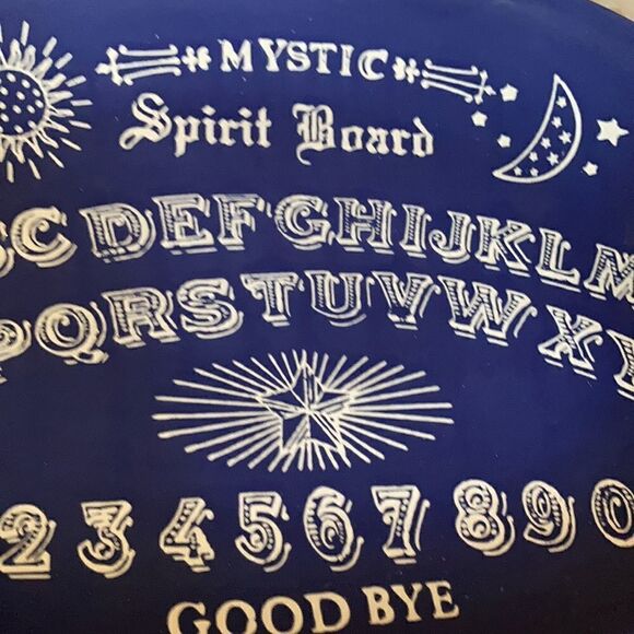 Ouija Board Platter - heavy purple blue color - Picture 3 of 7